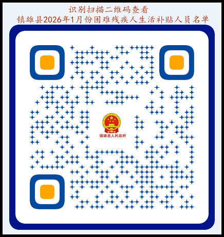 镇雄2026年1月份困难残疾人生活补贴人员名单